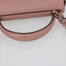 Salvatore Ferragamo Gancini Hand Bag Leather 2way Pink Auth 159841V-8