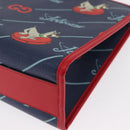 GUCCI Tote Bag PVC Navy Silver 605614 Auth 159842M-11