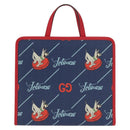 GUCCI Tote Bag PVC Navy Silver 605614 Auth 159842M-2