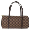 LOUIS VUITTON Damier Ebene Papillon 30 Hand Bag N51303 LV Auth 159846V-13