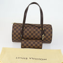 LOUIS VUITTON Damier Ebene Papillon 30 Hand Bag N51303 LV Auth 159846V-12
