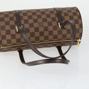LOUIS VUITTON Damier Ebene Papillon 30 Hand Bag N51303 LV Auth 159846V-7