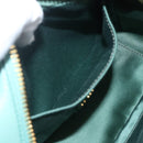 Miu Miu Matelasse Arkady Hand Bag Leather 2way Gold Light green Auth 159849SAM-26