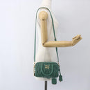 Miu Miu Matelasse Arkady Hand Bag Leather 2way Gold Light green Auth 159849SAM-28