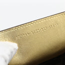 FENDI Zucca Canvas Mini Baguette Shoulder Bag Gold Auth 159852SM-11