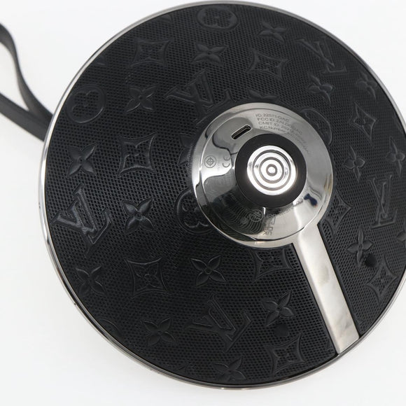 LOUIS VUITTON Monogram Horizon Light Up Speaker Black QAC000 LV Auth 159853SAM