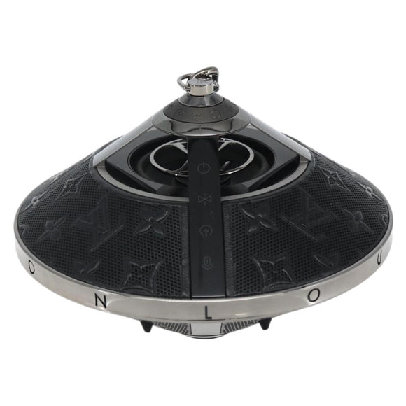 LOUIS VUITTON Monogram Horizon Light Up Speaker Black QAC000 LV Auth 159853SAM