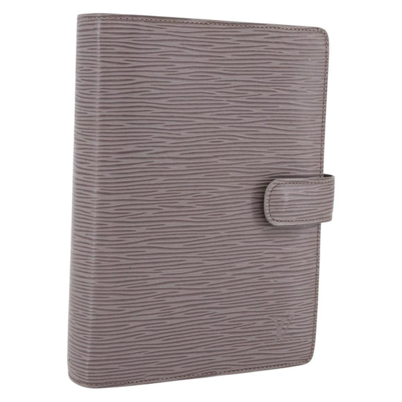 LOUIS VUITTON Epi Agenda MM Day Planner Cover Lilac R2004B LV Auth 159856