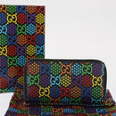 GUCCI GG Psychedelic Long Wallet Multicolor 601079 Auth 159857M-12