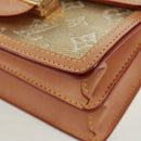 LOUIS VUITTON Monogram Laminated Jacquard Daufine MINI Gold M22826 Auth159872SAM-16