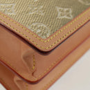 LOUIS VUITTON Monogram Laminated Jacquard Daufine MINI Gold M22826 Auth159872SAM-17
