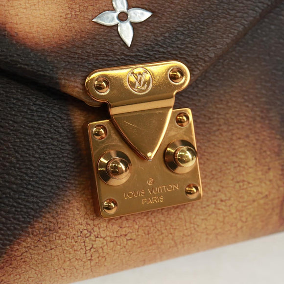 LOUIS VUITTON Masters Collection Mona Lisa Pochette Chain Bag Roze Auth159873SAM