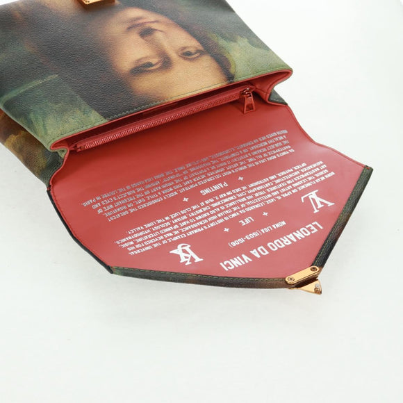LOUIS VUITTON Masters Collection Mona Lisa Pochette Chain Bag Roze Auth159873SAM