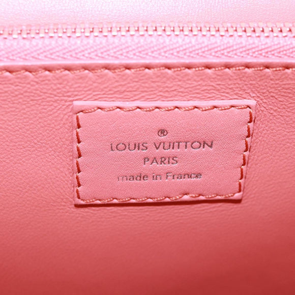 LOUIS VUITTON Masters Collection Mona Lisa Pochette Chain Bag Roze Auth159873SAM