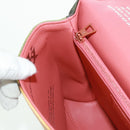 LOUIS VUITTON Masters Collection Mona Lisa Pochette Chain Bag Roze Auth159873SAM-27