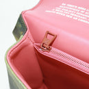 LOUIS VUITTON Masters Collection Mona Lisa Pochette Chain Bag Roze Auth159873SAM-29