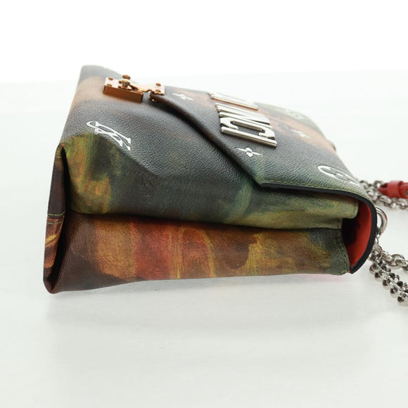 LOUIS VUITTON Masters Collection Mona Lisa Pochette Chain Bag Roze Auth159873SAM