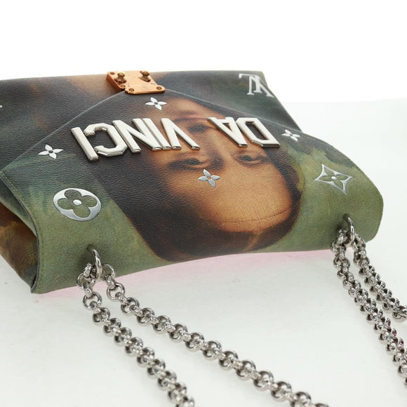 LOUIS VUITTON Masters Collection Mona Lisa Pochette Chain Bag Roze Auth159873SAM