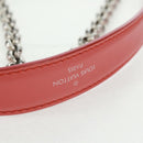 LOUIS VUITTON Masters Collection Mona Lisa Pochette Chain Bag Roze Auth159873SAM-8