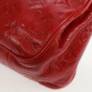 LOUIS VUITTON Monogram Clutch Bag Red LV Auth 159874SAV-16