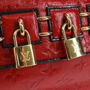 LOUIS VUITTON Monogram Clutch Bag Red LV Auth 159874SAV-17