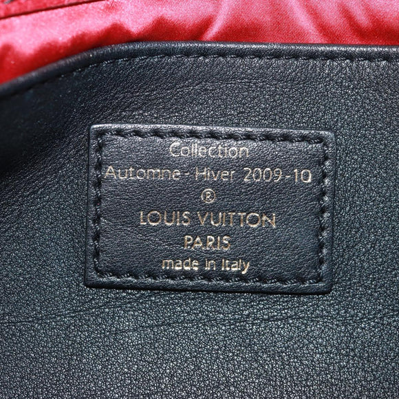 LOUIS VUITTON Monogram Clutch Bag Red LV Auth 159874SAV