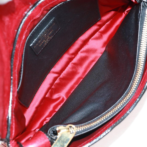LOUIS VUITTON Monogram Clutch Bag Red LV Auth 159874SAV