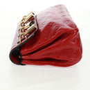 LOUIS VUITTON Monogram Clutch Bag Red LV Auth 159874SAV-3