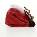 LOUIS VUITTON Monogram Clutch Bag Red LV Auth 159874SAV-4