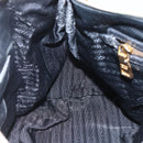 PRADA Hand Bag Leather 2way Beige Gold Auth 159876-23