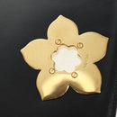 PRADA Chain Shoulder Bag Velor Black Gold Auth 159877SAV-9