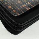 PRADA Hand Bag Nylon Black Silver Auth 159878V-8