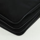 PRADA Hand Bag Nylon Black Silver Auth 159878V-17
