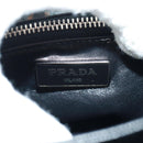 PRADA Hand Bag Nylon Black Silver Auth 159878V-20