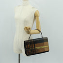 PRADA Hand Bag Nylon Black Silver Auth 159878V-27