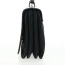 PRADA Hand Bag Nylon Black Silver Auth 159878V-3