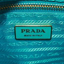 PRADA Shoulder Bag Safiano leather Turquoise Blue Gold Auth 159879SAV-19