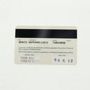 PRADA Shoulder Bag Safiano leather Turquoise Blue Gold Auth 159879SAV-26