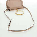 Chloe Nile Handtasche Leder 2way Pink Gold Auth 159884V-9