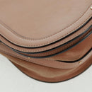 Chloe Nile Handtasche Leder 2way Pink Gold Auth 159884V-16