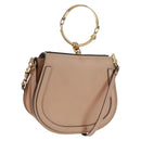 Chloe Nile Handtasche Leder 2way Pink Gold Auth 159884V-1