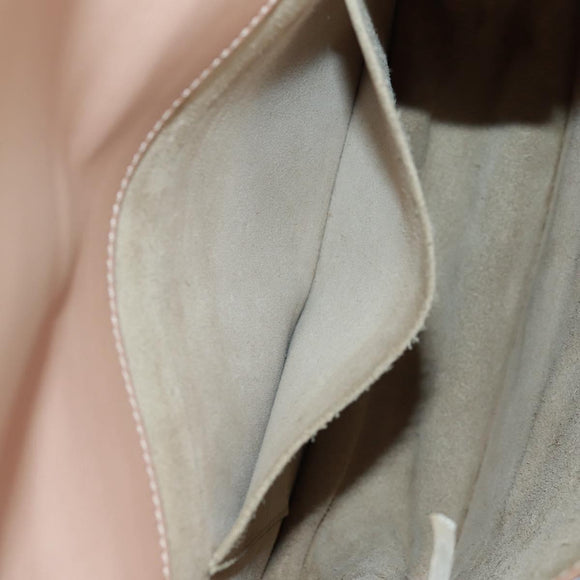 Chloe Nile Handtasche Leder 2way Pink Gold Auth 159884V