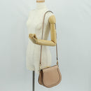 Chloe Nile Hand Bag Leather 2way Pink Gold Auth 159884V-26