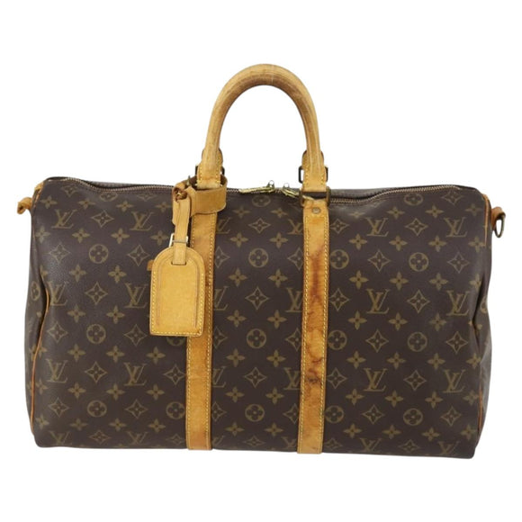 LOUIS VUITTON Monogram Keepall Bandouliere 45 Boston Bag M41418 LV Auth 159904