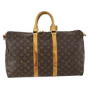 LOUIS VUITTON Monogram Keepall Bandouliere 45 Boston Bag M41418 LV Auth 159904-2
