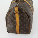 LOUIS VUITTON Monogram Keepall Bandouliere 45 Boston Bag M41418 LV Auth 159904-3