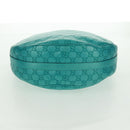 GUCCI GG Canvas Guccissima Bag Light Blue Silver Gold 232962 Auth 159906SAV-5