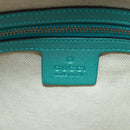 GUCCI GG Canvas Guccissima Bag Light Blue Silver Gold 232962 Auth 159906SAV-19