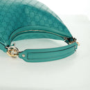 GUCCI GG Canvas Guccissima Bag Light Blue Silver Gold 232962 Auth 159906SAV-7
