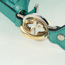 GUCCI GG Canvas Guccissima Bag Light Blue Silver Gold 232962 Auth 159906SAV-8